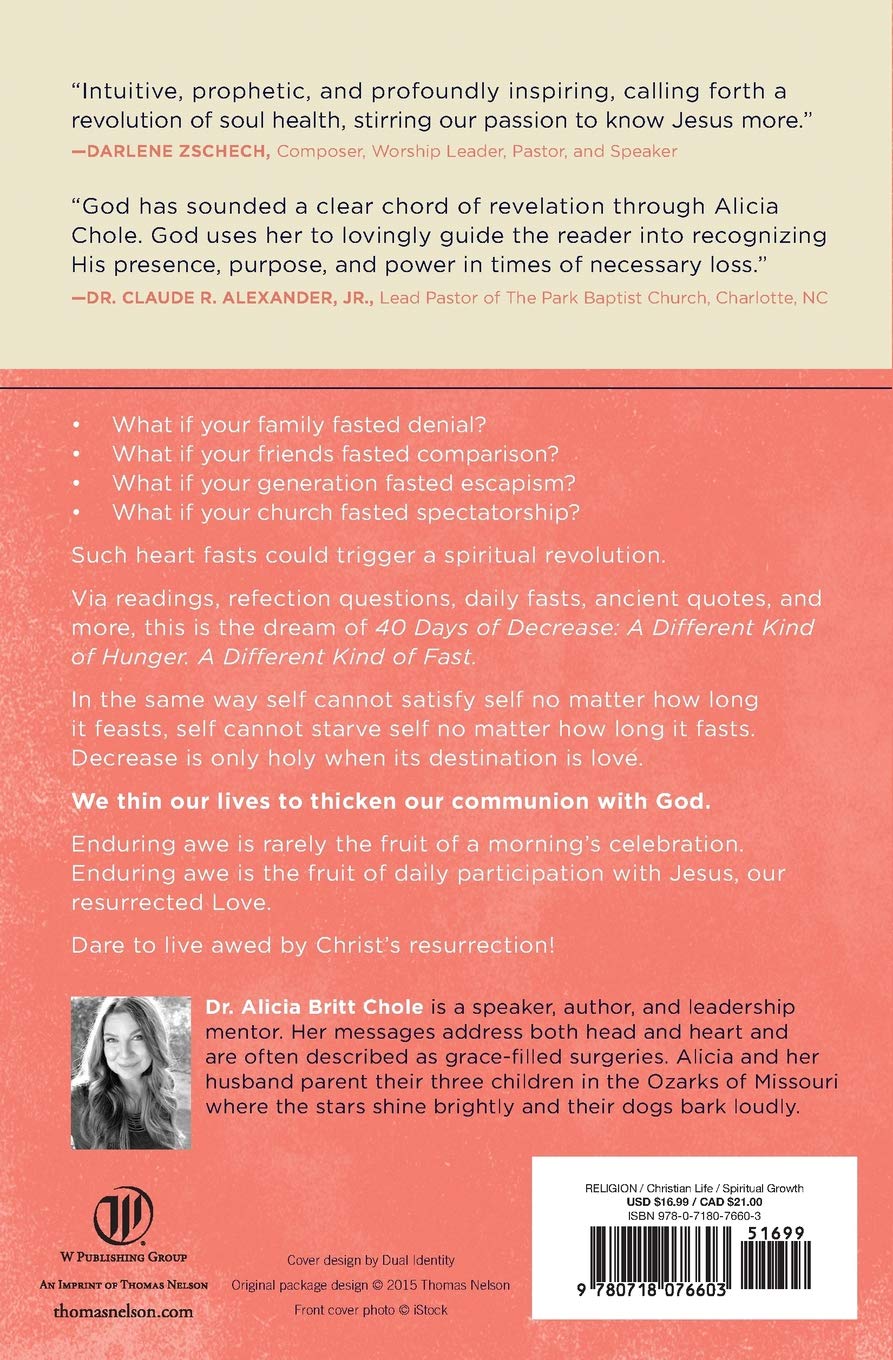 40 Days of Decrease: A Different Kind of Hunger. A Different Kind of Fast. - Image 4