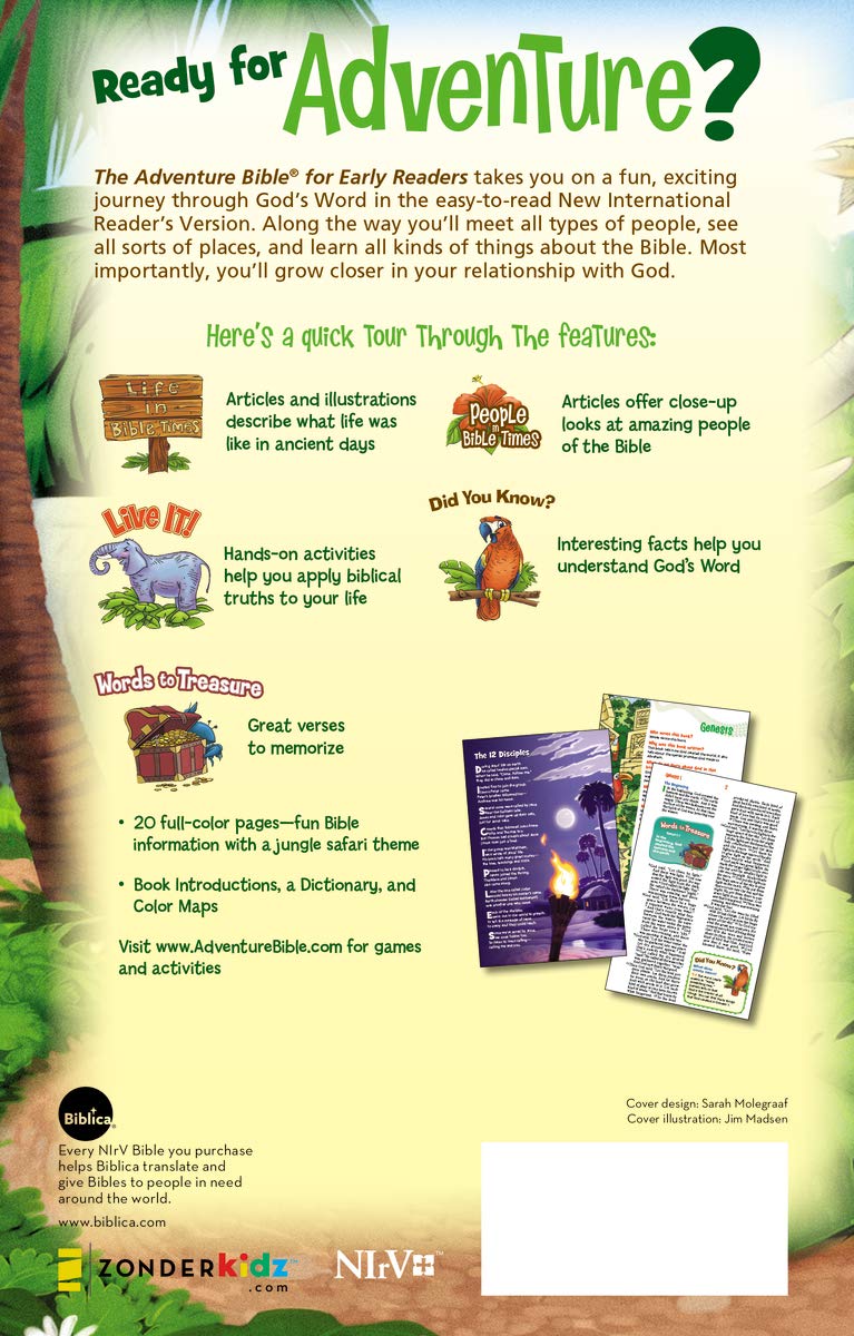 NIrV, Adventure Bible for Early Readers, Full Color Interior - Image 59