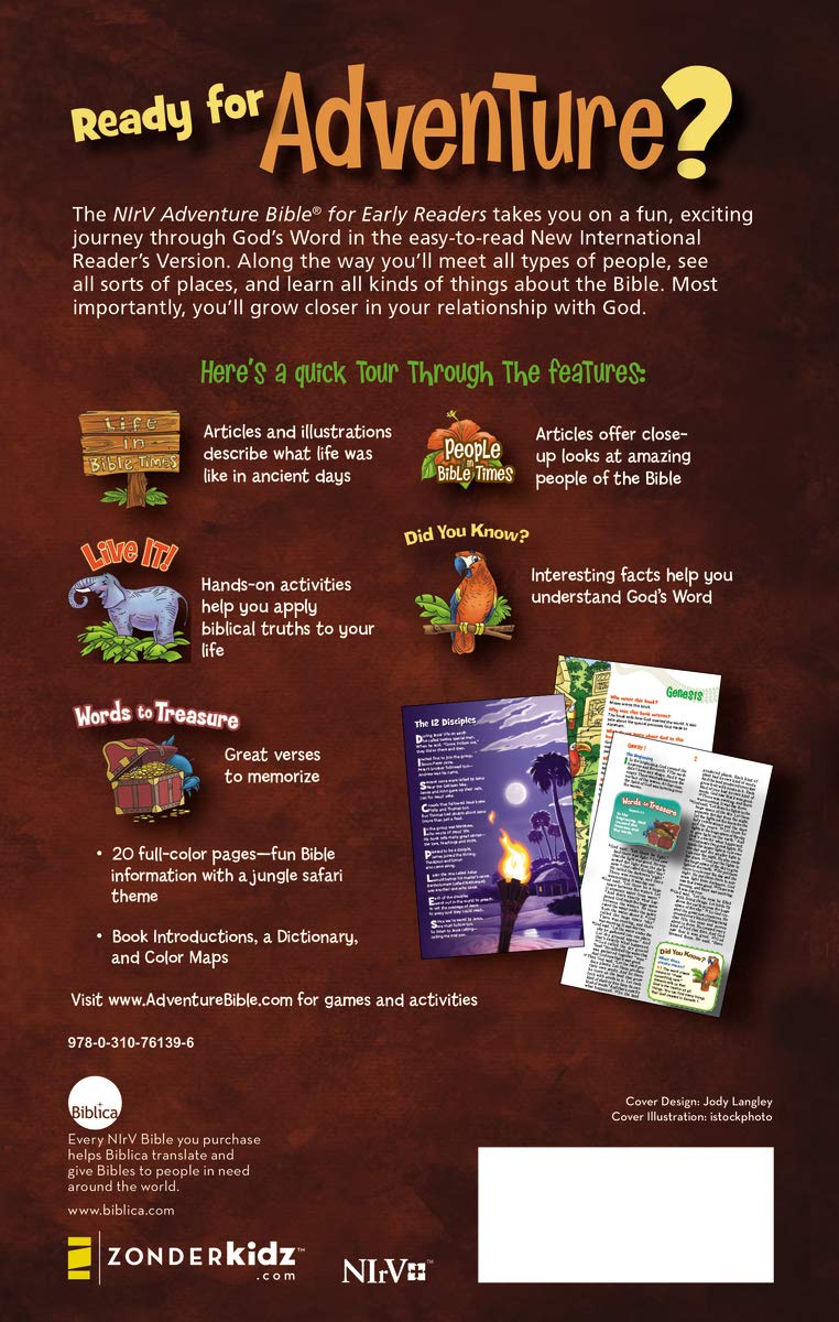 NIrV, Adventure Bible for Early Readers, Full Color Interior - Image 62