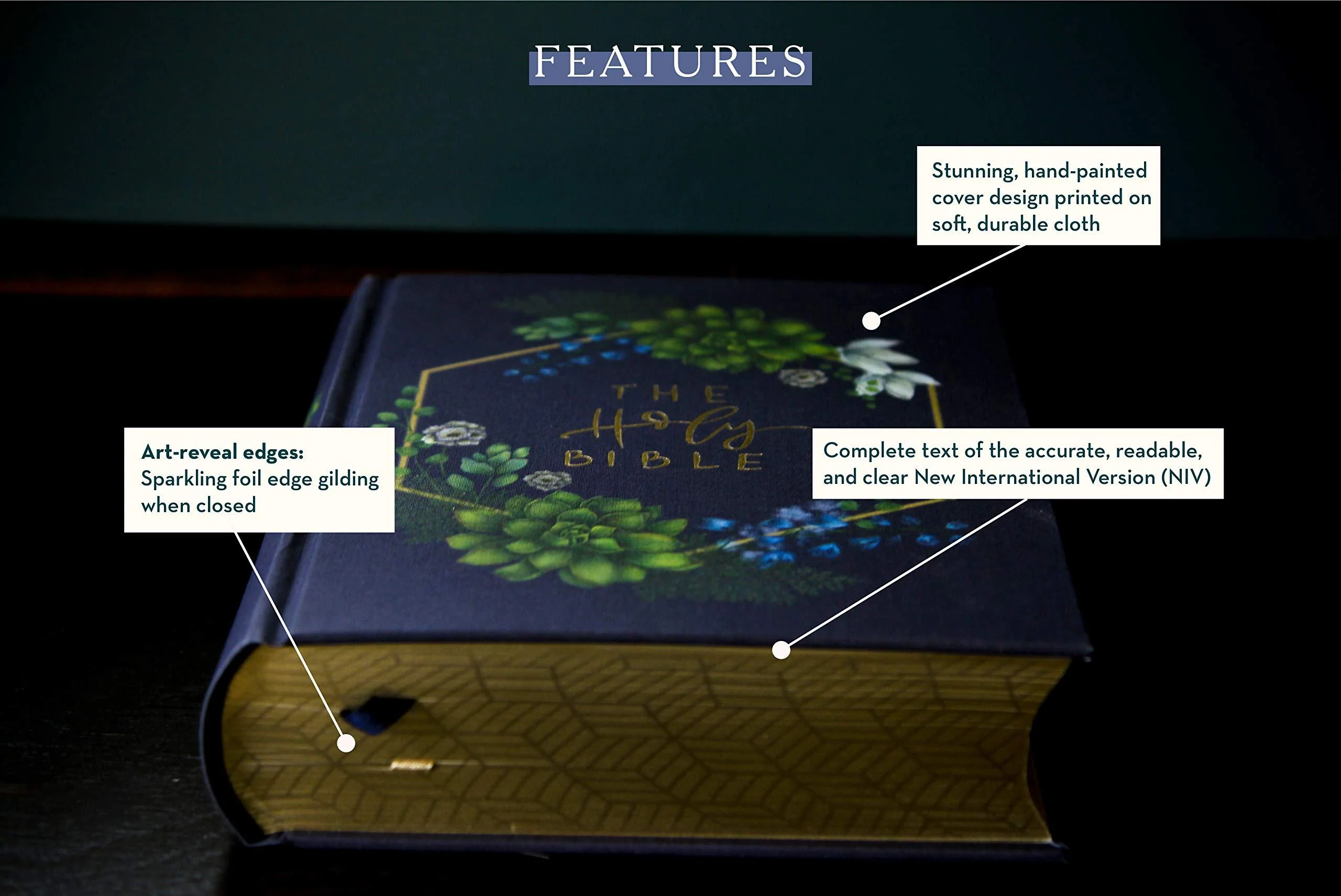 NIV, Artisan Collection Bible, Gilded Edges, Red Letter Edition, Comfort Print - Image 84