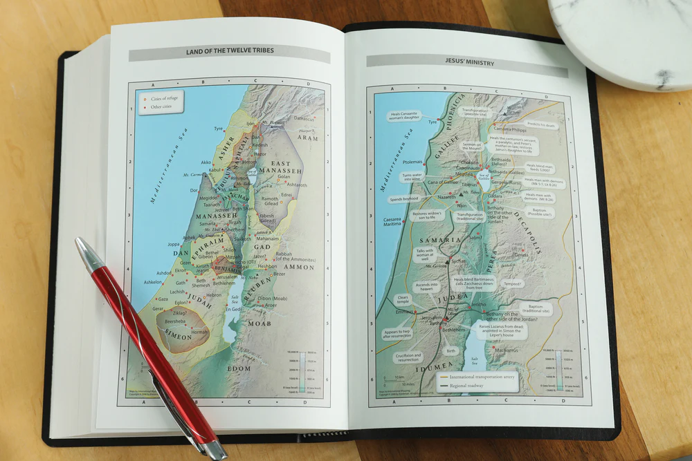 NIV, Gift and Award Bible, Leather-Look, Red Letter Edition, Comfort Print - Image 6