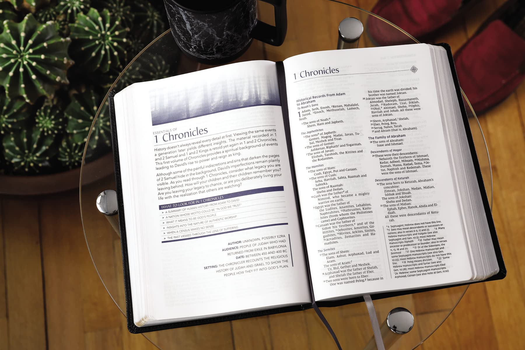 NIV, Men's Devotional Bible (By Men, for Men), Large Print, Leathersoft, Black, Comfort Print - Image 6