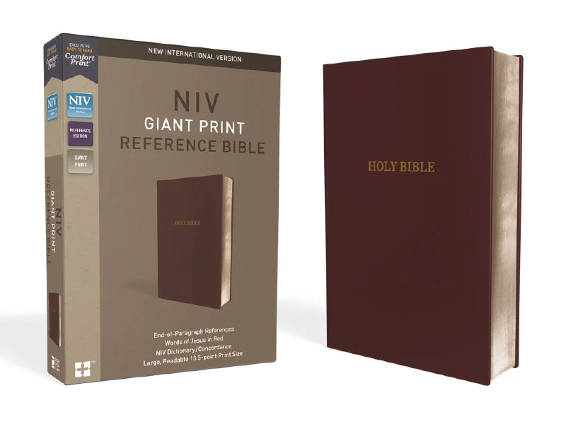 NIV, Reference Bible, Giant Print, Red Letter Edition, Comfort Print - Image 4