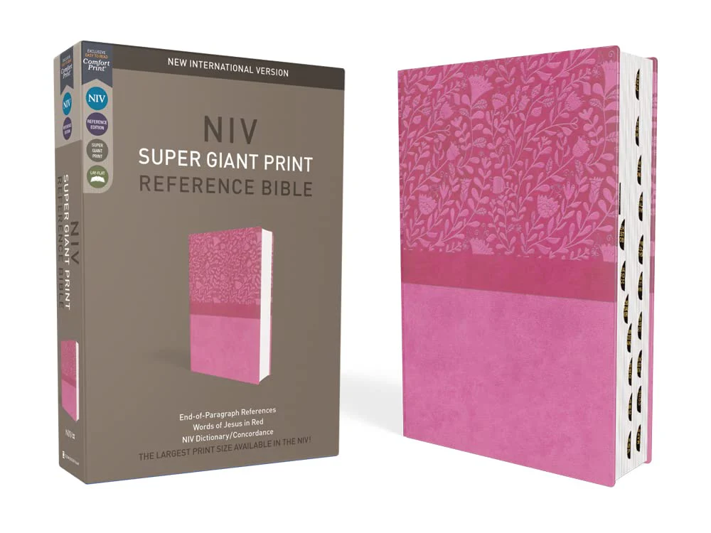 NIV, Super Giant Print Reference Bible, Red Letter Edition, Comfort Print - Image 3