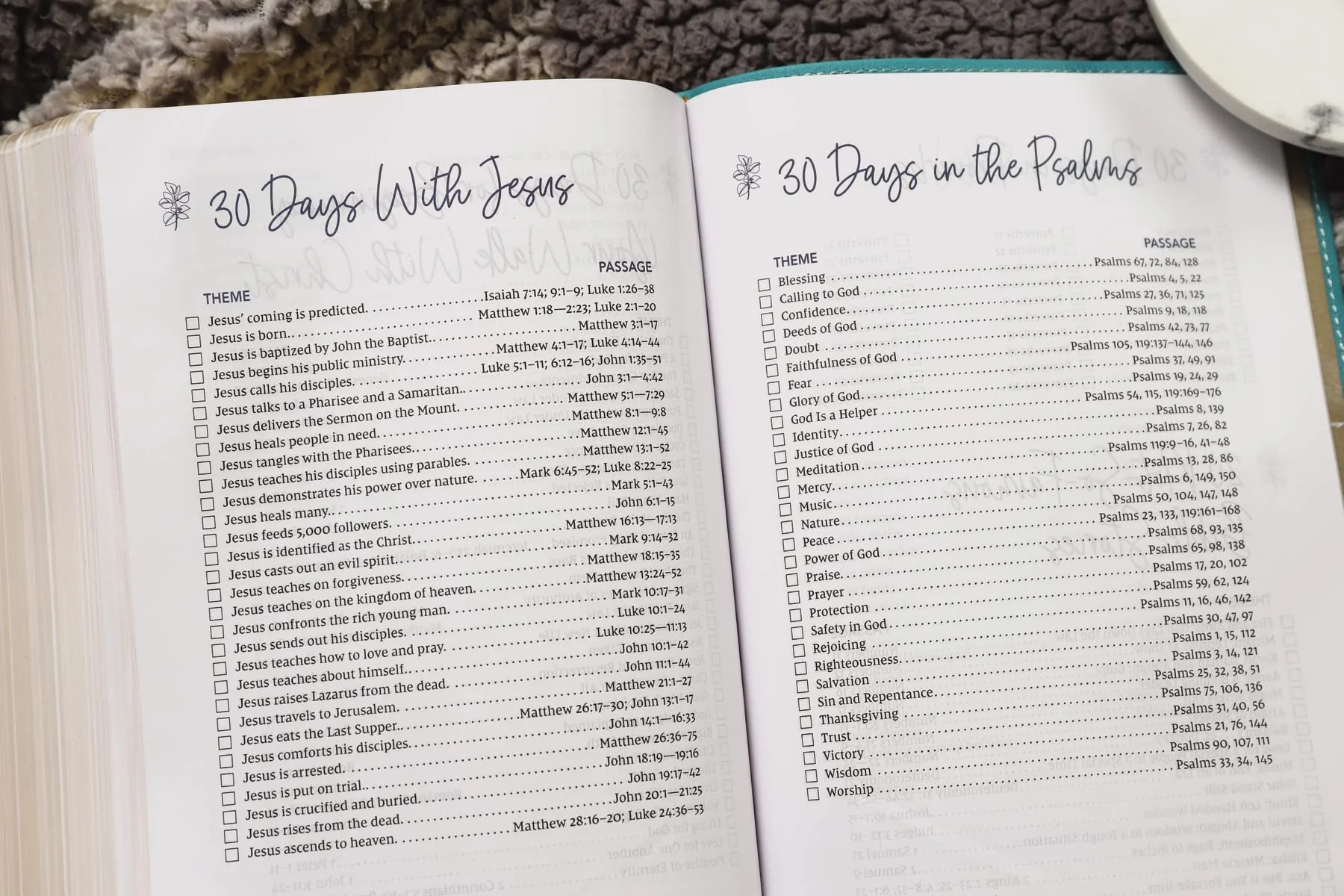 NIV, Women's Devotional Bible (By Women, for Women), Large Print, Leathersoft, Teal, Comfort Print - Image 9