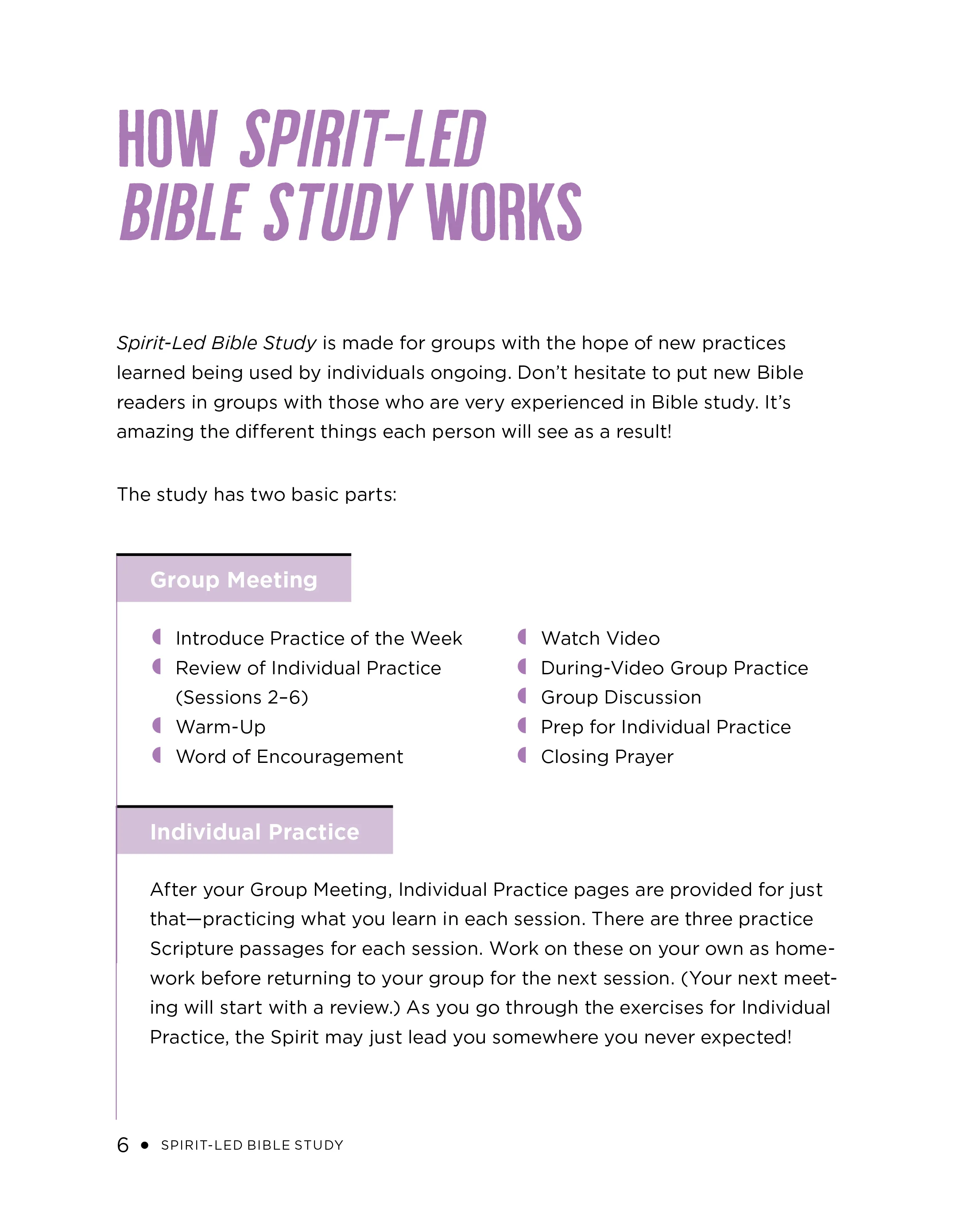 Spirit-Led Bible Study Workbook plus Streaming Video: Six Practices to Bring the Bible to Life - Image 9