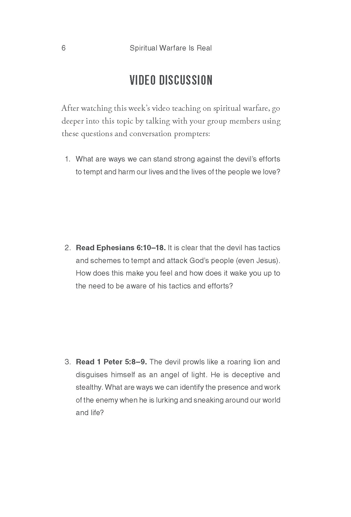 Spiritual Warfare Is Real Bible Study Guide plus Streaming Video: How the Power of Jesus Defeats the Attacks of Our Enemy - Image 8