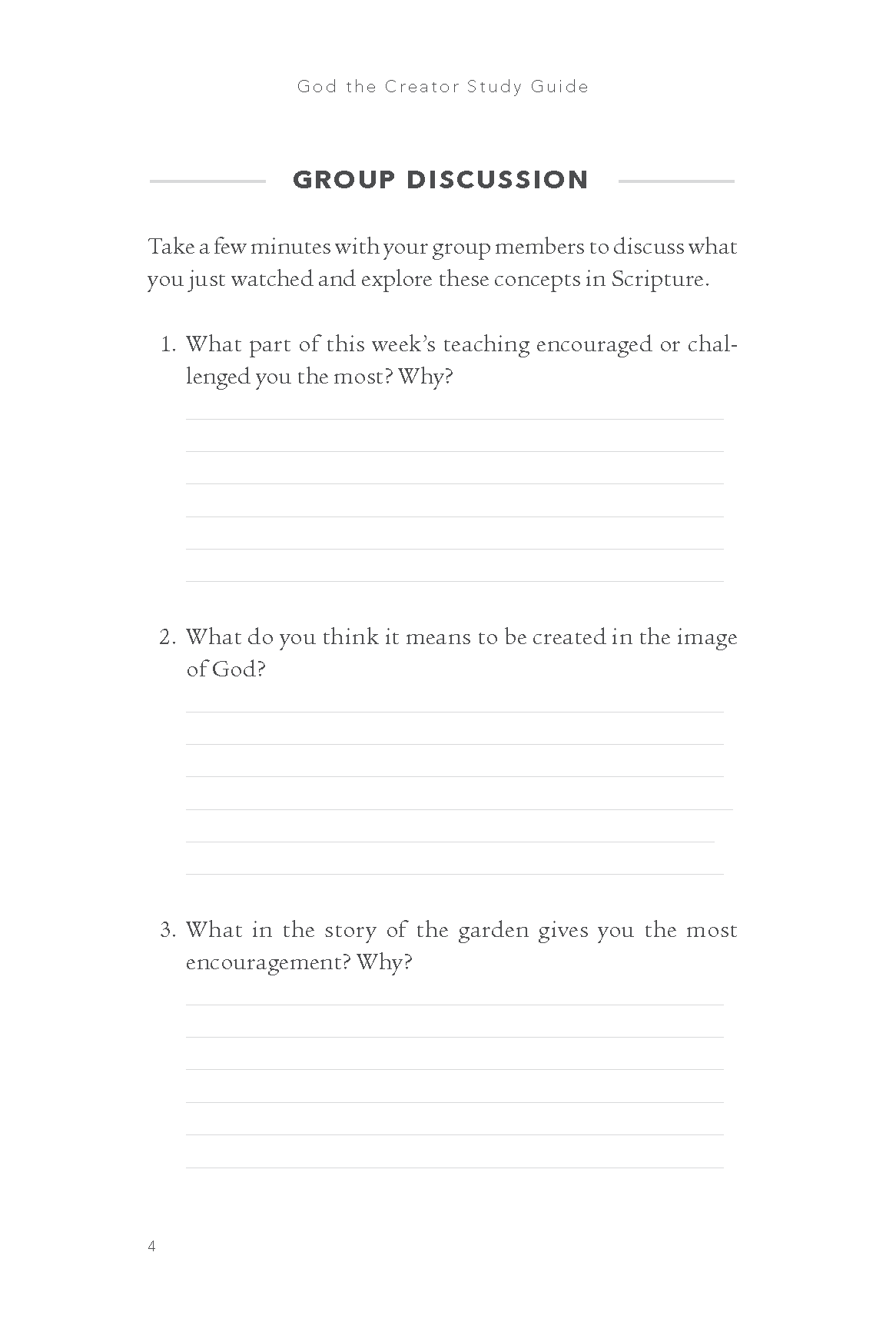 God the Creator Bible Study Guide plus Streaming Video: Our Beginning, Our Rebellion, and Our Way Back - Image 9