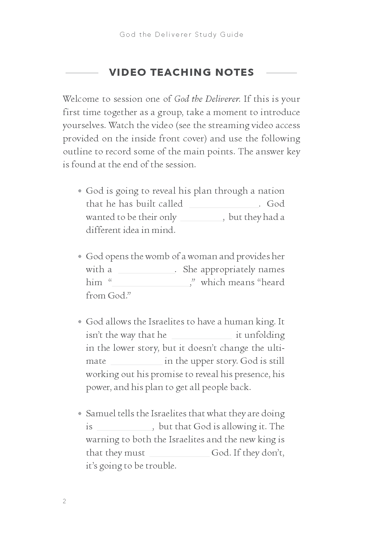 God the Deliverer Bible Study Guide plus Streaming Video: Our Search for Identity and Our Hope for Renewal - Image 8