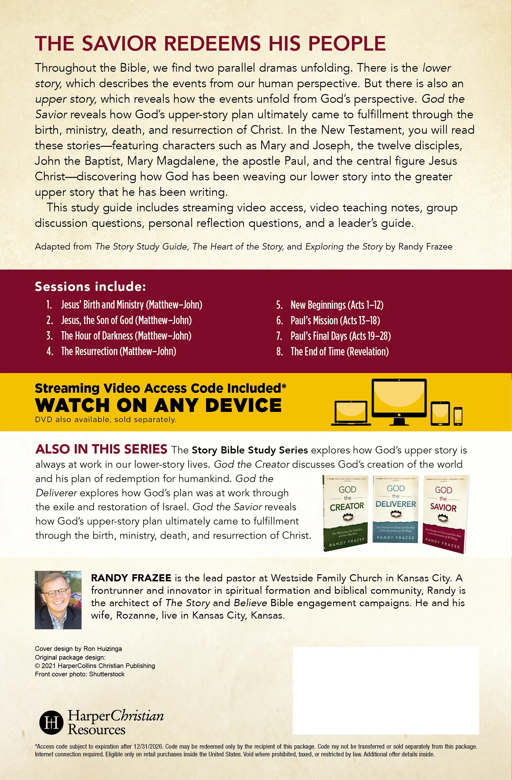 God the Savior Bible Study Guide plus Streaming Video: Our Freedom in Christ and Our Role in the Restoration of All Things - Image 5